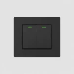 Interruptor doble negro - GAUYOU