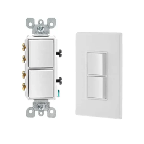 Interruptor doble Leviton