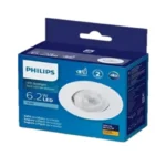 Led spotlight de embutir 6.2w  550lm PHILIPS