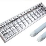LUMINARIA REJILLA LED 2X36 /30 X 1.20CM